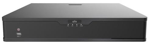  Uniview Видеорегистратор IP 16-ти канальный 4K с 16 PoE портами; Входящий поток на запись до 320Мбит/с; Поддерживаемые форматы сжатия: Ultra 265/H.265/H.264; Запись: разрешение до 4K; HDD: 4 SATA3 до