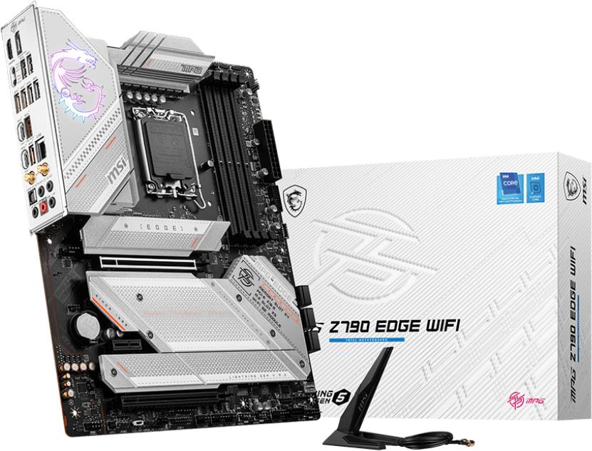 Материнская плата MSI MPG Z790 EDGE WIFI LGA1700,4DDR5,2PCI-Ex16,1PCI-Ex1,5M.2,7SATA3,1USB3.2 Gen2x2