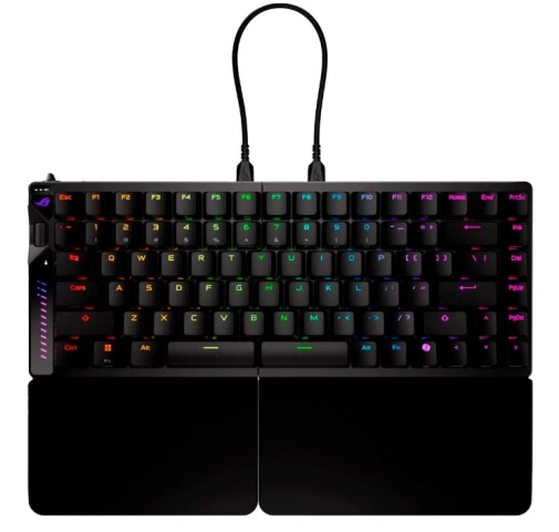 Клавиатура ASUS M703 ROG FALCATA, Wired, 75%, PBT, RGB Lighting, Black