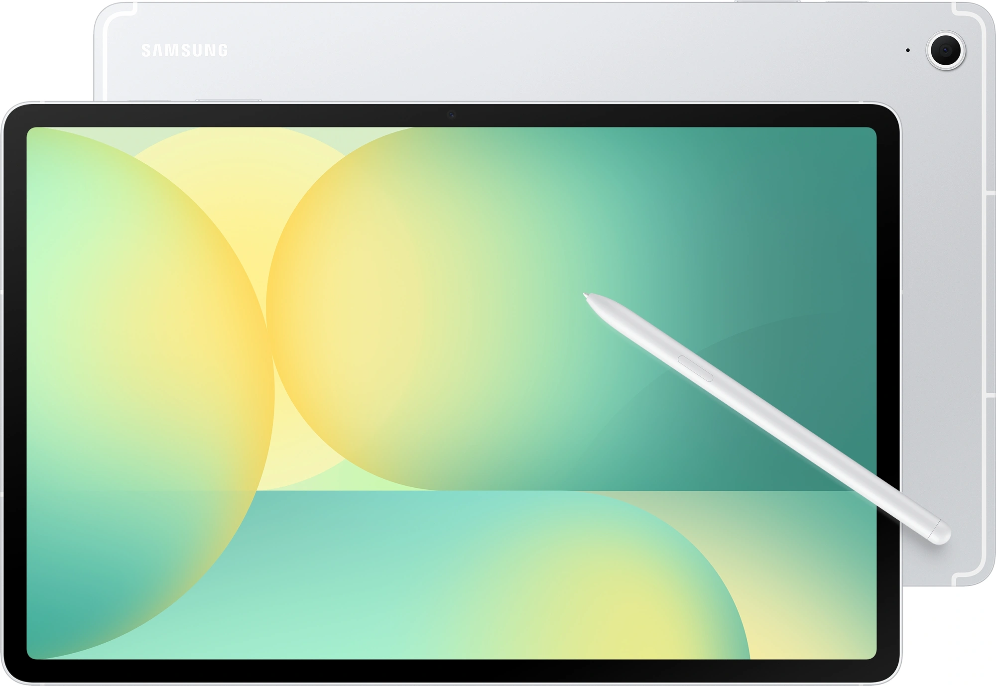 Планшет Samsung Galaxy Tab S10 FE+ SM-X626B 1580 (2.9) 8C RAM8Gb ROM128Gb 13.1" TFT 2880x1800 5G eSIM Android 15 серебристый 13Mpix 12Mpix BT WiFi microSD 1Tb 10090mAh