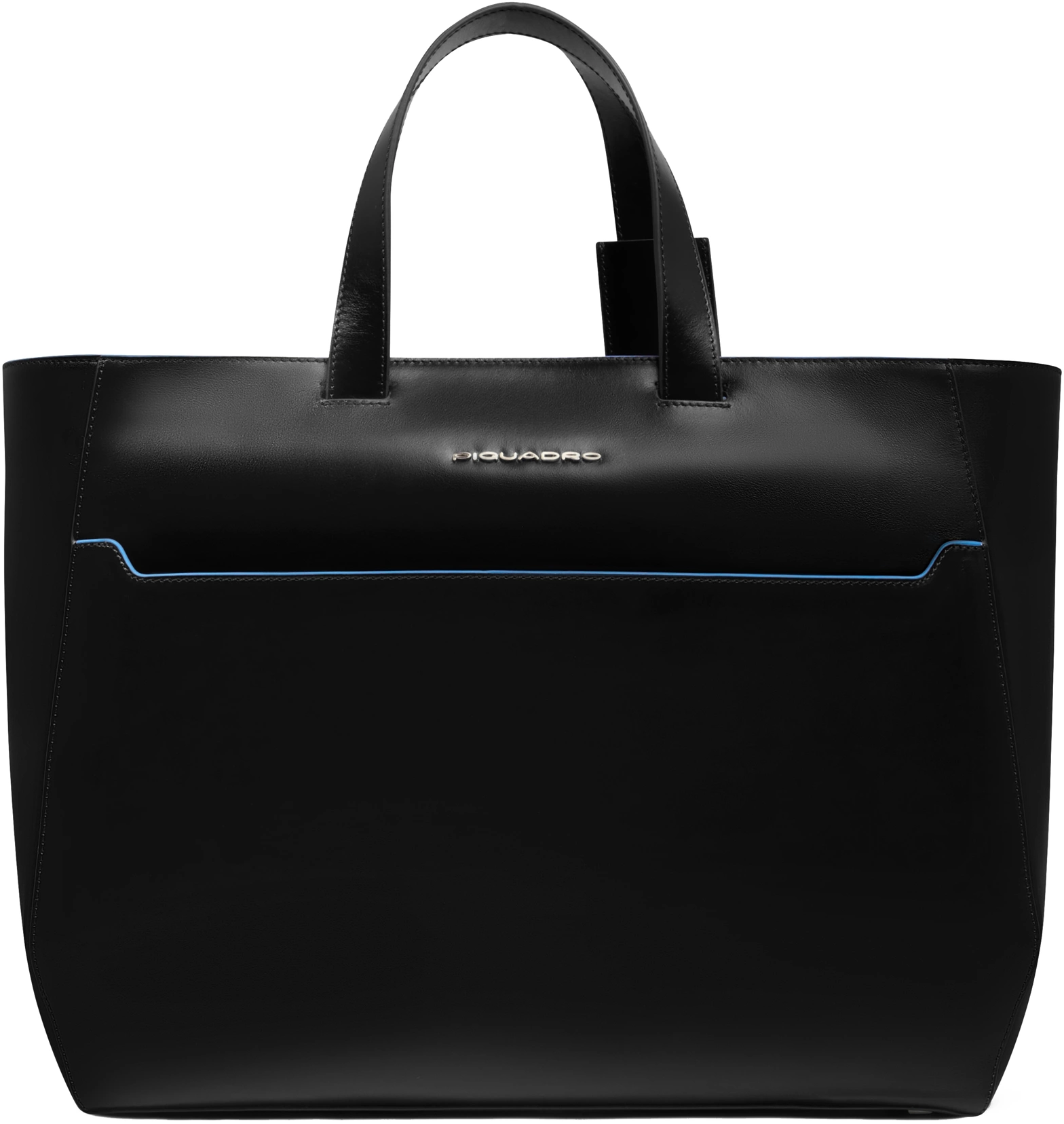 Деловая сумка женская Piquadro Blue Square BD6680B2/N с отделением для ноутбука 15.6" черная натур.кожа Деловая сумка женская Piquadro Blue Square BD6680B2/N с отделением для ноутбука 15.6" черная натур.кожа