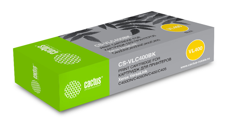 Картридж лазерный Cactus CS-VLC400BKRU 106R03532 черный (10500стр.) для Xerox VersaLink