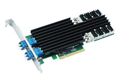  Сетевая карта PCIe x8, 1 x 10G с байпассом, разъем SFP+, Intel 82599ES chipset, брекеты low profile + full height