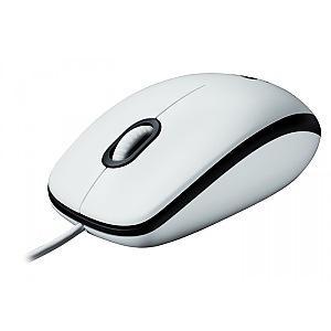 Мышь Logitech B100 Optical Mouse, USB, 1000dpi, White, [910-003360]