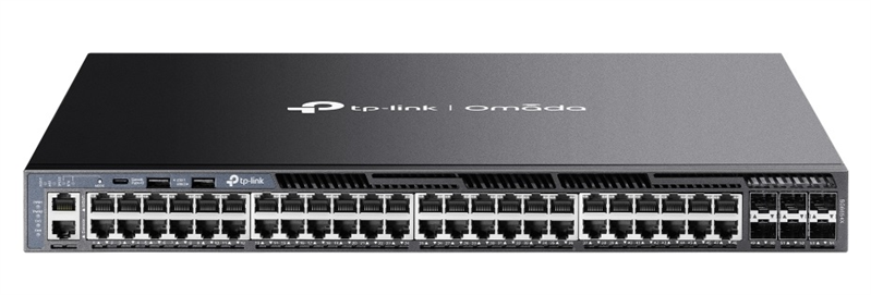 коммутатор TP-Link SG6654X, Omada 48-Port Gigabit Stackable L3 Managed Switch with 6 10GE SFP+ Slots Radius/Tacacs+ Authentication, LACP, CLI, SNMP, Dual Image/Configuration, IPv6, Dual Redundant Power Supplies коммутатор TP-Link SG6654X, Omada 48-Port Gigabit Stackable L3 Managed Switch with 6 10GE SFP+ Slots Radius/Tacacs+ Authentication, LACP, CLI, SNMP, Dual Image/Configuration, IPv6, Dual Redundant Power Supplies