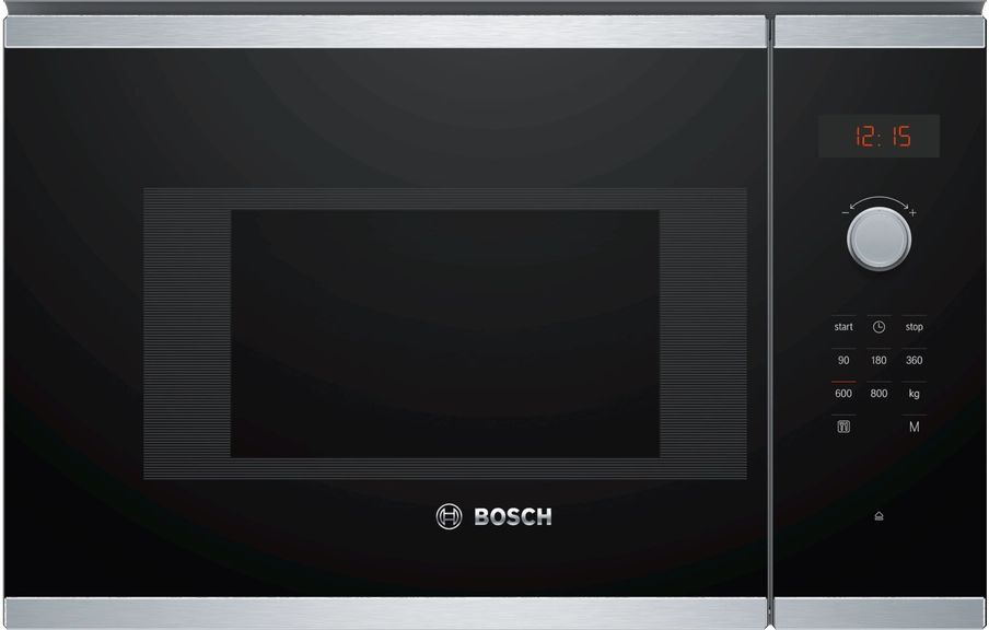 Микроволновая печь/ Микроволновая печь Bosch BFL523MS0 20л. 800Вт нержавеющая сталь/черный (встраиваемая)