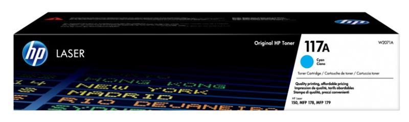 Картридж Cartridge HP 117A для Color Laser 150/178/179, голубой (700 стр.)