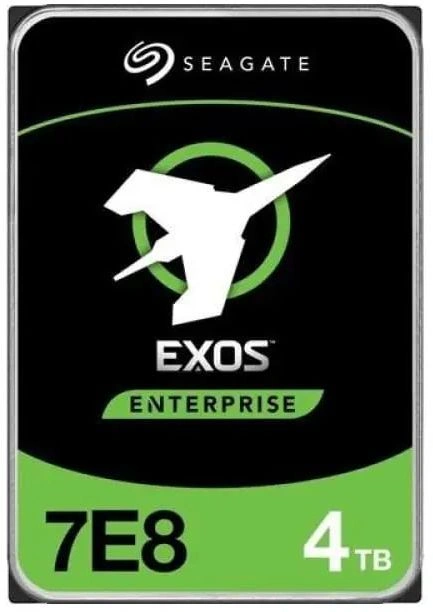 Жесткий диск/ HDD Seagate SAS 4TB Exos 7E8 7200 rpm 256Mb OFFICIAL RECERTIFIED 1 year warranty (replacement ST4000NM001B)