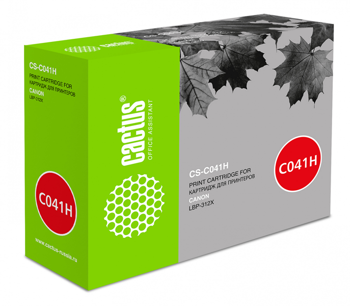 Картридж лазерный Cactus CS-C041H 041H черный (20000стр.) для Canon LBP 312x Картридж лазерный Cactus CS-C041H 041H черный (20000стр.) для Canon LBP 312x