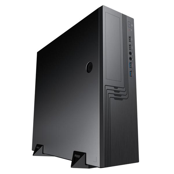 Корпус Slim Case Powerman EL555 Black PM-450TFX,80+Bronze U3.0*2+U2*2+2*combo Audio: fan 9cm; intrusion switch mATX, Mini-ITX
