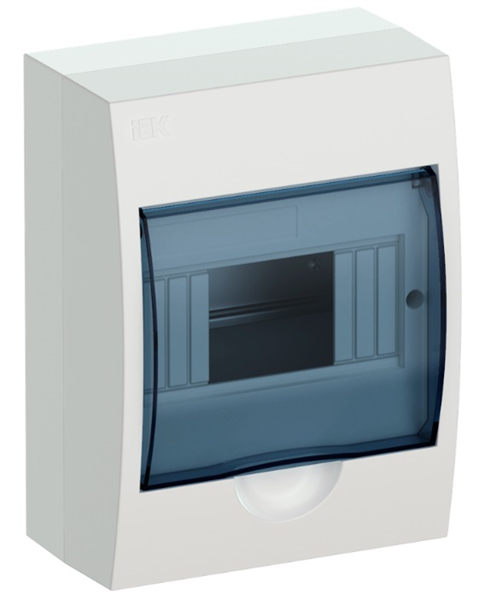 Корпус пластиковый KREPTA 3 Корпус пластиковый ЩРН-П-6 IP41 белый IEK