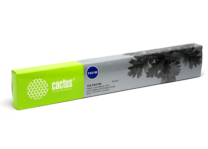 Картридж матричный Cactus CS-FX2190 C13S015327 черный для Epson FX-2190/LQ-2090 Картридж матричный Cactus CS-FX2190 C13S015327 черный для Epson FX-2190/LQ-2090