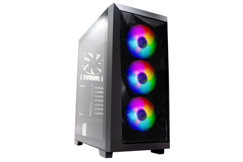 Корпус XILENCE XILENT BREEZE Performance A+ X712.RGB, ATX, BLACK, WINDOW, 2,5" x 4 +3,5" x 2 or 2,5" x 6, 2xUSB3.0, FRONT 3x120mm ARGB, REAR 1x120mm