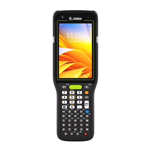Терминал сбора данных Zebra MC34: LAN, WiFi 6E, Stright Shooter, NFC, 4/0 Display, Vibrator, Android AOSP, SE4770 Imager, 5MP FF + 13MP RF camera, 6GB RAM/128GB UFS, 38 Key, 7000mAh Standard Battery, China Only