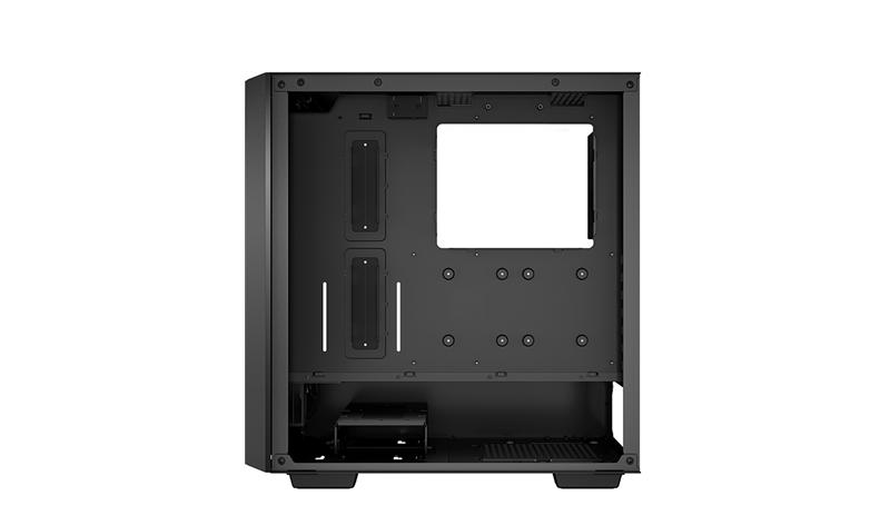 Корпус Deepcool CG560 без БП, боковое окно (закаленное стекло), 3xARGB LED 120мм вентилятора спереди и 1x140мм вентилятор сзади, черный, ATX