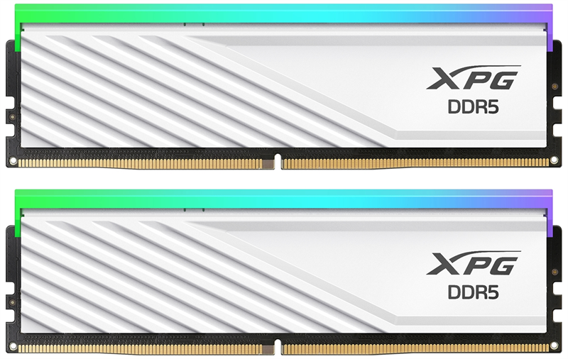 Оперативная память ADATA LANCER BLADE RGB DDR5 DIMM 32GB 6400MHz 2*16GB 32-39-39 1.4V WHITE DUAL TRAY Оперативная память ADATA LANCER BLADE RGB DDR5 DIMM 32GB 6400MHz 2*16GB 32-39-39 1.4V WHITE DUAL TRAY