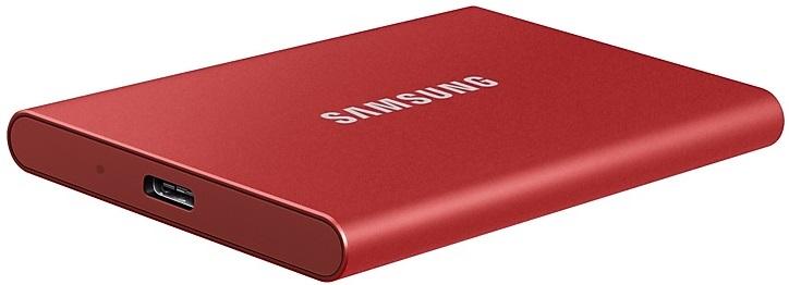 Тведотельный накопитель SSD Samsung T7 External 2Tb (2048GB) RED USB 3.2 (MU-PC2T0R/WW)