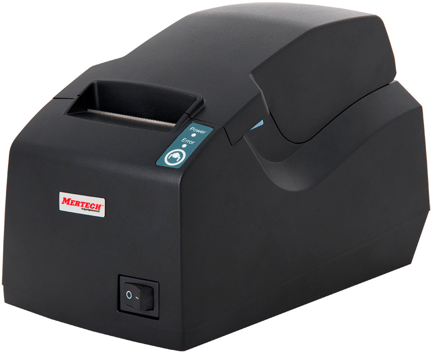 Термопринтер Mertech G58 (1007) 203dpi 100мм/с/USB/RS232/Eth для печ.чеков. черный