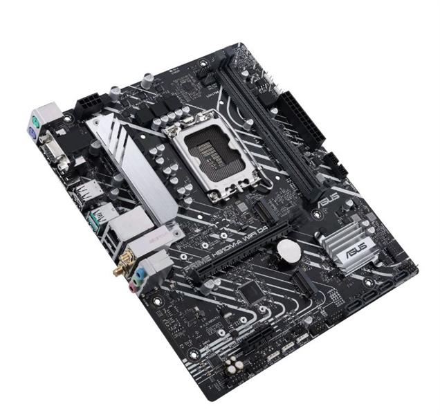 Материнская плата ASUS PRIME H610M-A WIFI D4, LGA1700, B610, 2*DDR4, D-sub+DP+HDMI, SATA 6.0, M.2, USB 3.2*2, USB 2.0*2,  mATX; 90MB1C80-M0EAY0