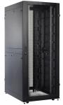  Шкаф серверный ПРОФ напольный 42U (800x1000) дверь перфор. 2 шт., черный, в сборе