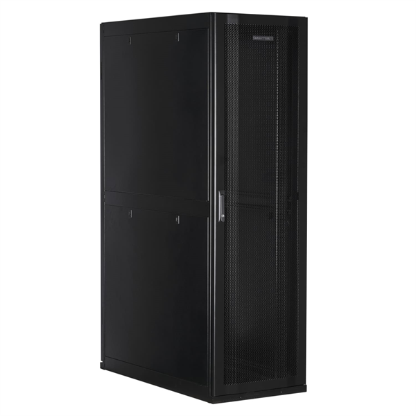 Серверный шкаф SMARTWATT Серверный шкаф Rack S-Series 42U 600x1200мм, двери с перфорацией, боковые панели 4шт и ролики в комплекте, черный (4512020620014)
