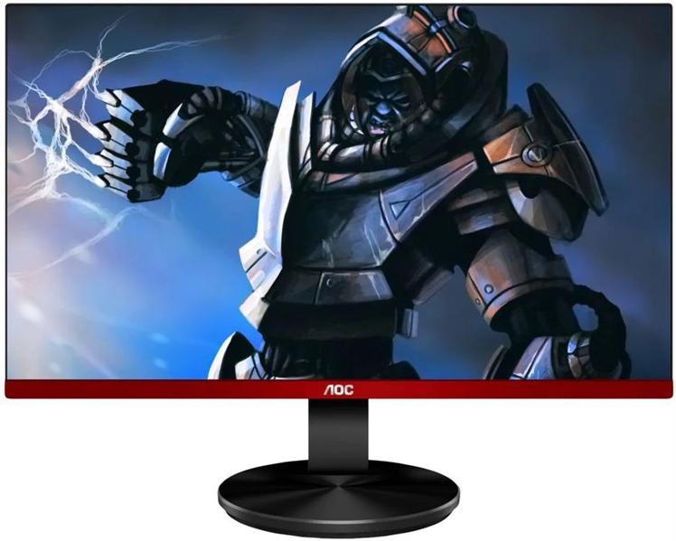 Монитор 23,8" AOC G2490VXA 1920x1080 144Гц VA WLED 16:9 1ms HDMI DP 3000:1 80M:1 178/178 350cd Speakers Tilt Black/Red