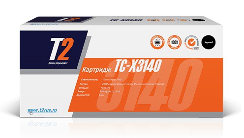 Картридж лазерный T2 108R00909 TC-X3140 108R00909 черный (2500стр.) для Xerox Ph 3140