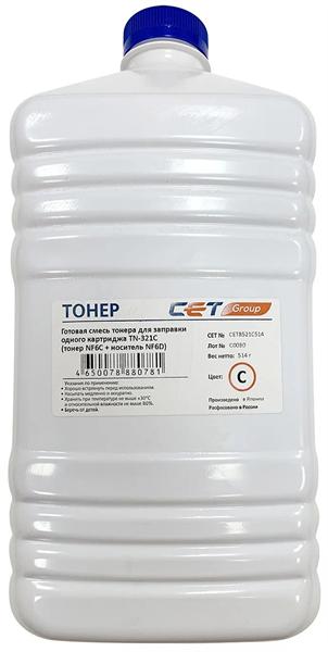 Тонеры и девелоперы Тонер NF6C + носитель NF6D для KONICA MINOLTA Bizhub C224/284/364 (CET) Cyan, 514г/бут, CET8521C-514