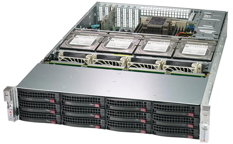 Серверная платформа Supermicro SuperStorage 2U Server 620P-ACR16H noCPU(2)3rd Gen Xeon Scalable