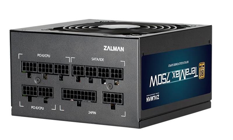 Блок питания Zalman ZM750-TMX, 750W, ATX12V v2.52, APFC, 12cm Fan, 80+ Gold, Full Modular, Retail