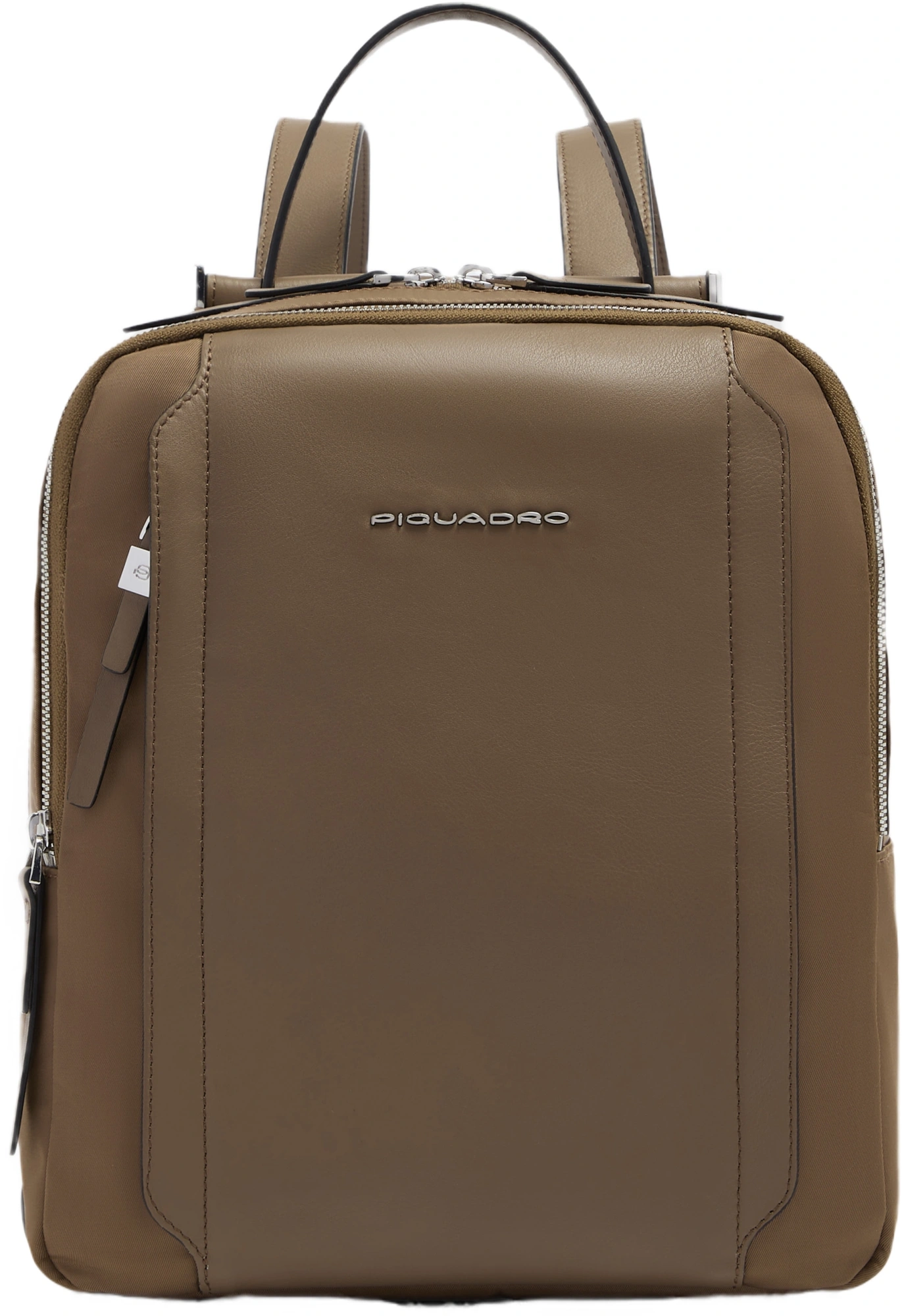 Рюкзак женский Piquadro Lyra CA5566W92T/M коричневый нейлон/натур.кожа Рюкзак женский Piquadro Lyra CA5566W92T/M коричневый нейлон/натур.кожа