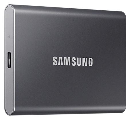 Твердотельный накопитель SSD Samsung T7 External 500Gb GREY USB 3.2 (MU-PC500T/WW) 1year