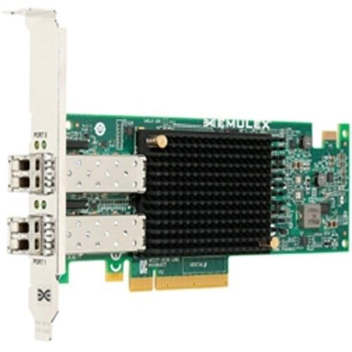 Контроллер DELL Emulex LPe31002 Dual Port FC16 Fibre Channel HBA, PCIe Full Height, Customer Kit, V2 (including FC16 trancievers x 2)
