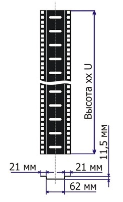 Направляющие Lanmaster TWT-CBB-TRMP-22U