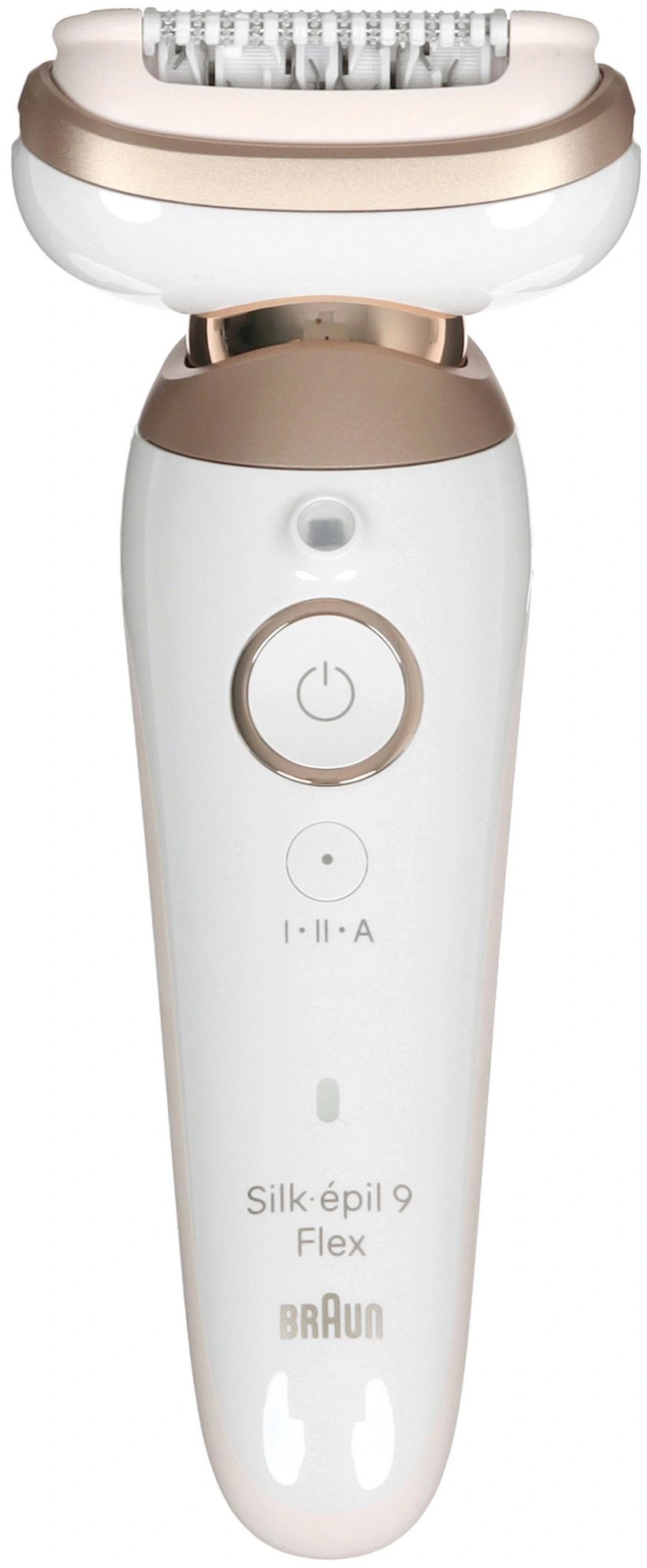 Эпилятор/ Эпилятор Braun SES9-011 скор.:2 насад.:3 от электр.сети от аккум. белый/золотистый