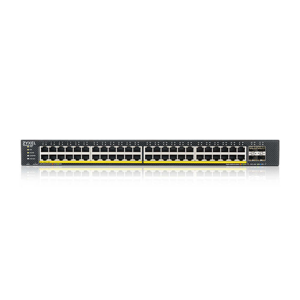 Коммутатор Smart L3 Lite PoE+ Zyxel NebulaFlex XGS1935-52HP, rack 19", 48xGE PoE+, 4xSFP+, бюджет PoE 375 Вт Коммутатор Smart L3 Lite PoE+ Zyxel NebulaFlex XGS1935-52HP, rack 19", 48xGE PoE+, 4xSFP+, бюджет PoE 375 Вт