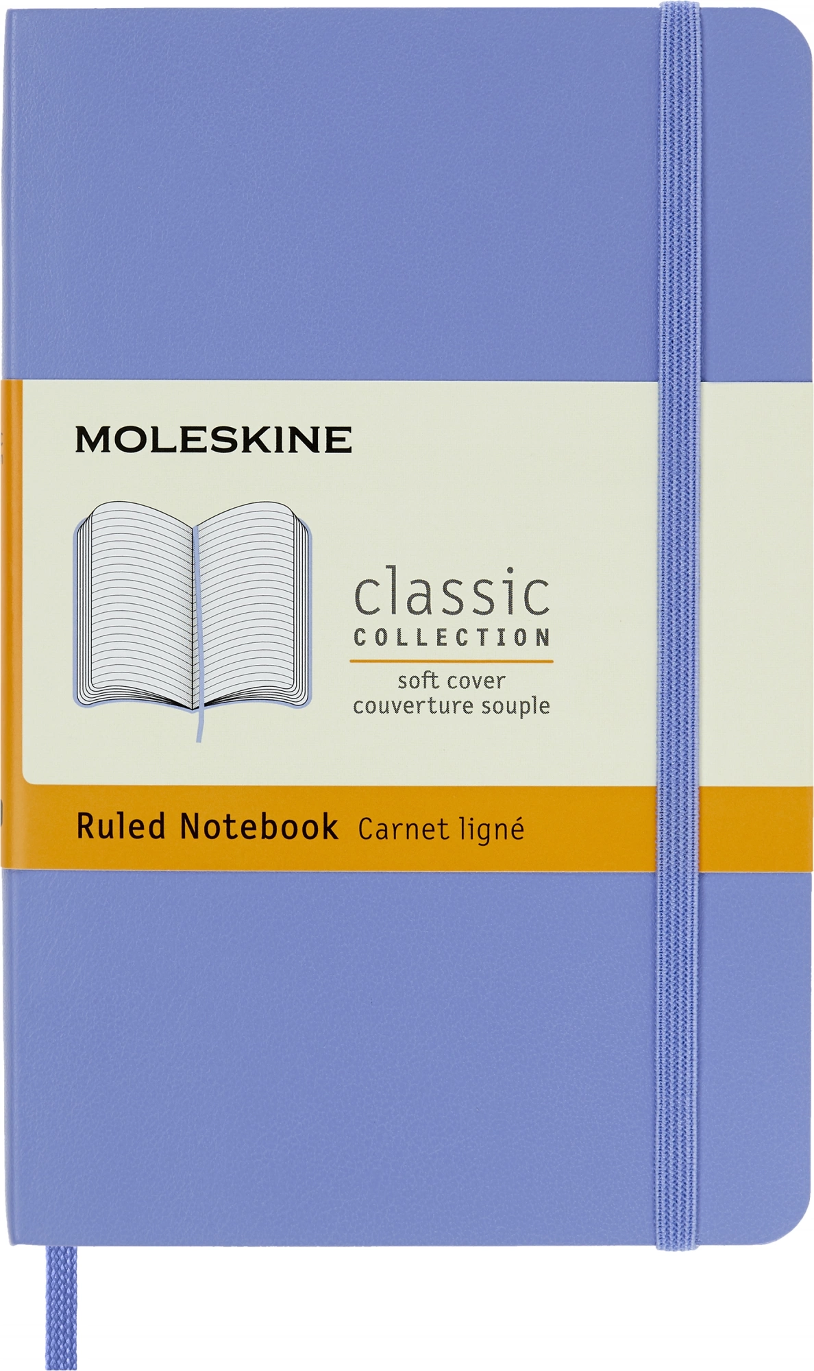 Блокнот Moleskine CLASSIC SOFT QP611B42 Pocket 90x140мм 192стр. линейка мягкая обложка голубая гортензия Блокнот Moleskine CLASSIC SOFT QP611B42 Pocket 90x140мм 192стр. линейка мягкая обложка голубая гортензия