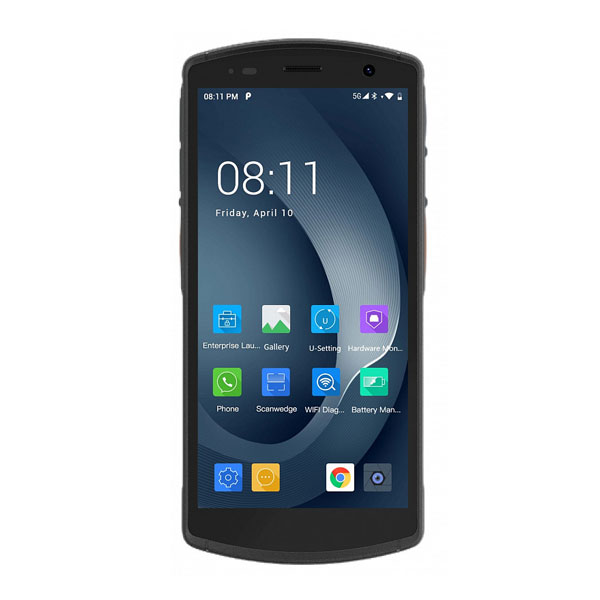 Терминал сбора данных UROVO CT58S Android 12 / 2.0 GHz / 8xCore / MTK6762 / RAM 4 GB / ROM 64 GB / UROVO SE2030W / 2D Imager / 5.5'' / 720 x 1440 / 2G / 4G (LTE) / Bluetooth / GPS / GSM / Wi-Fi / 5000 mAh / NFC / IP 65