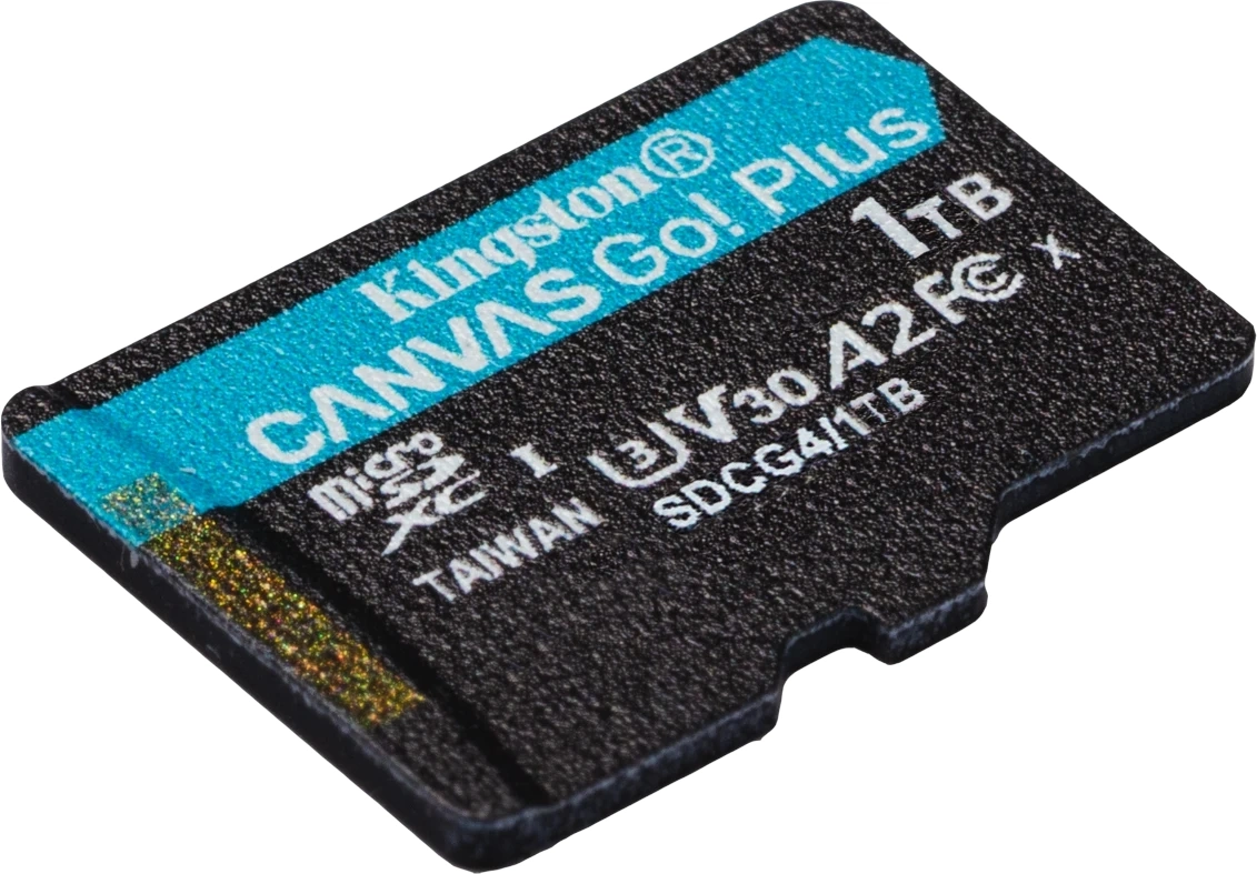 Флеш карта microSDXC 1TB Kingston SDCG4/1TB Canvas Go! Plus V10 A2 + adapter