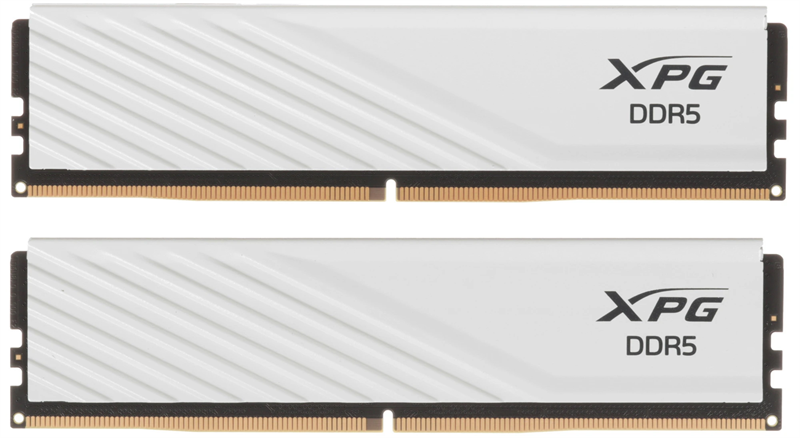 Оперативная память ADATA LANCER BLADE DDR5 DIMM 32GB 6000MHz 2*16GB 36-38-38 1.35V WHITE DUAL TRAY