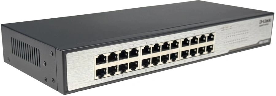 Коммутатор D-Link DGS-1024C/F6/E Коммутатор, 24x1000Base-T, защита от статического электричества до 4 кВ