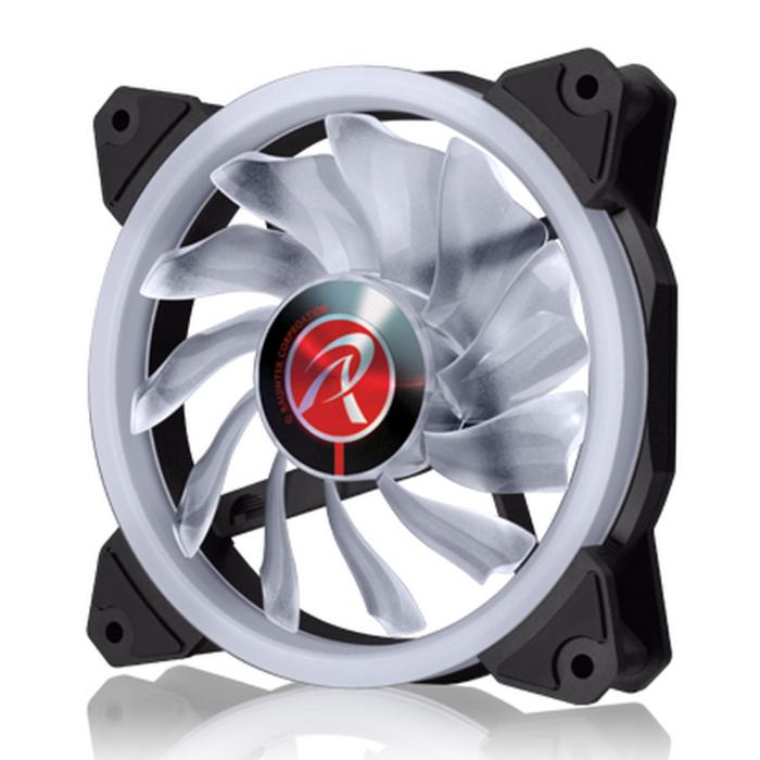Вентилятор для корпуса IRIS 12 WHITE (120x120x25mm, PWM, 800-1800RPM, 26.5 dBA max, hydraulic bearing)