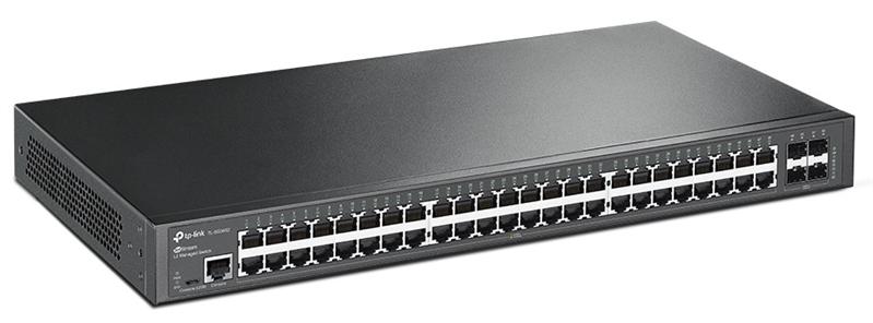  TP-Link JetStream управляемый коммутатор уровня 2+ на 48 гигабитных портов и 4 гигабитных uplink-порта