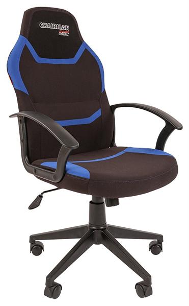  Офисное кресло Chairman   game 9 Россия ткань черно/синий