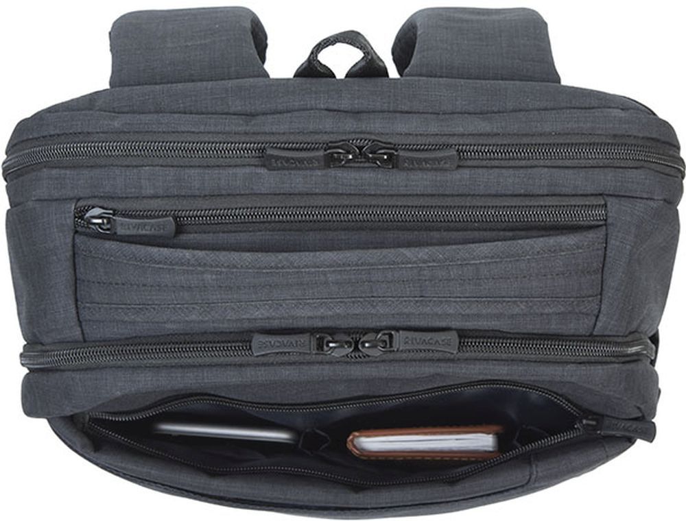 Рюкзак для ноутбука 17.3" Riva 8365 черный полиэстер (8365 BLACK) Рюкзак для ноутбука 17.3" Riva 8365 черный полиэстер (8365 BLACK)