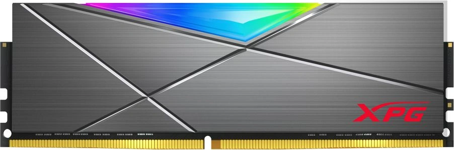 Модуль памяти ADATA XPG SPECTRIX D50 RGB Grey Gaming Memory AX4U320016G16A-ST50 16GB DDR4 3200 DIMM Non-ECC, CL16, 1.35V, Heat Shield, RTL, (931276)