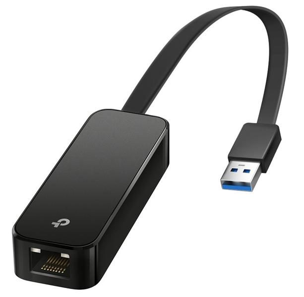  TP-Link UE306, Сетевой адаптер USB 3.0/Gigabit Ethernet, 1 коннектор USB 3.0, 1 гигабитный порт Ethernet, складной портативный форм-фактор