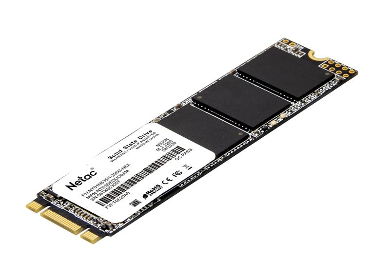 Ssd накопитель Netac SSD N535N 256GB M.2 2280 SATAIII 3D NAND, R/W up to 540/490MB/s, TBW 140TB, 3y wty