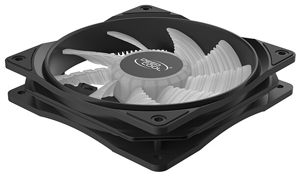 Вентилятор DEEPCOOL RF120R 120x120x25мм (96шт./кор, LED Red подсветка, 1300об/мин) Retail