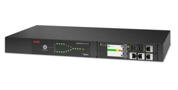 Автоматический переключатель нагрузки APC Rack ATS, 230V, 16A, C20 in, (8) C13 (1) C19 out (rep. AP4423, AP7723)